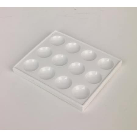 United Scientific Spot Plate, 12 Cavity, Plastic, PK 12 SPPL12